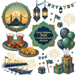Ураза байрам в Астраханской области 2026